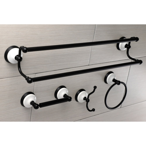 Matte Black Bathroom Hardware Sets You'll Love | Wayfair